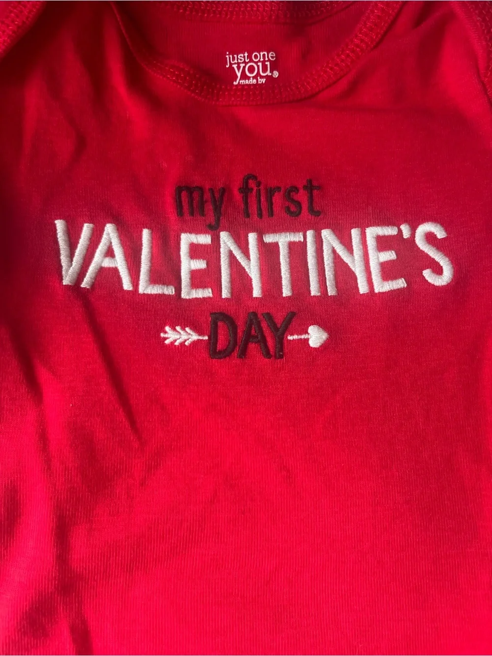 Valentines long sleeve onesie 6 months